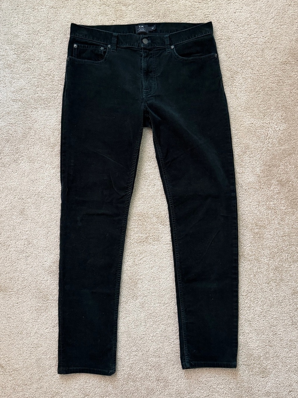 Club Monaco Dark Green Corduroy Trousers